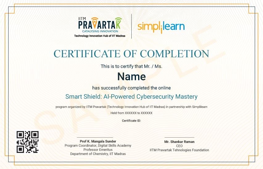 Program Completion Certificate 